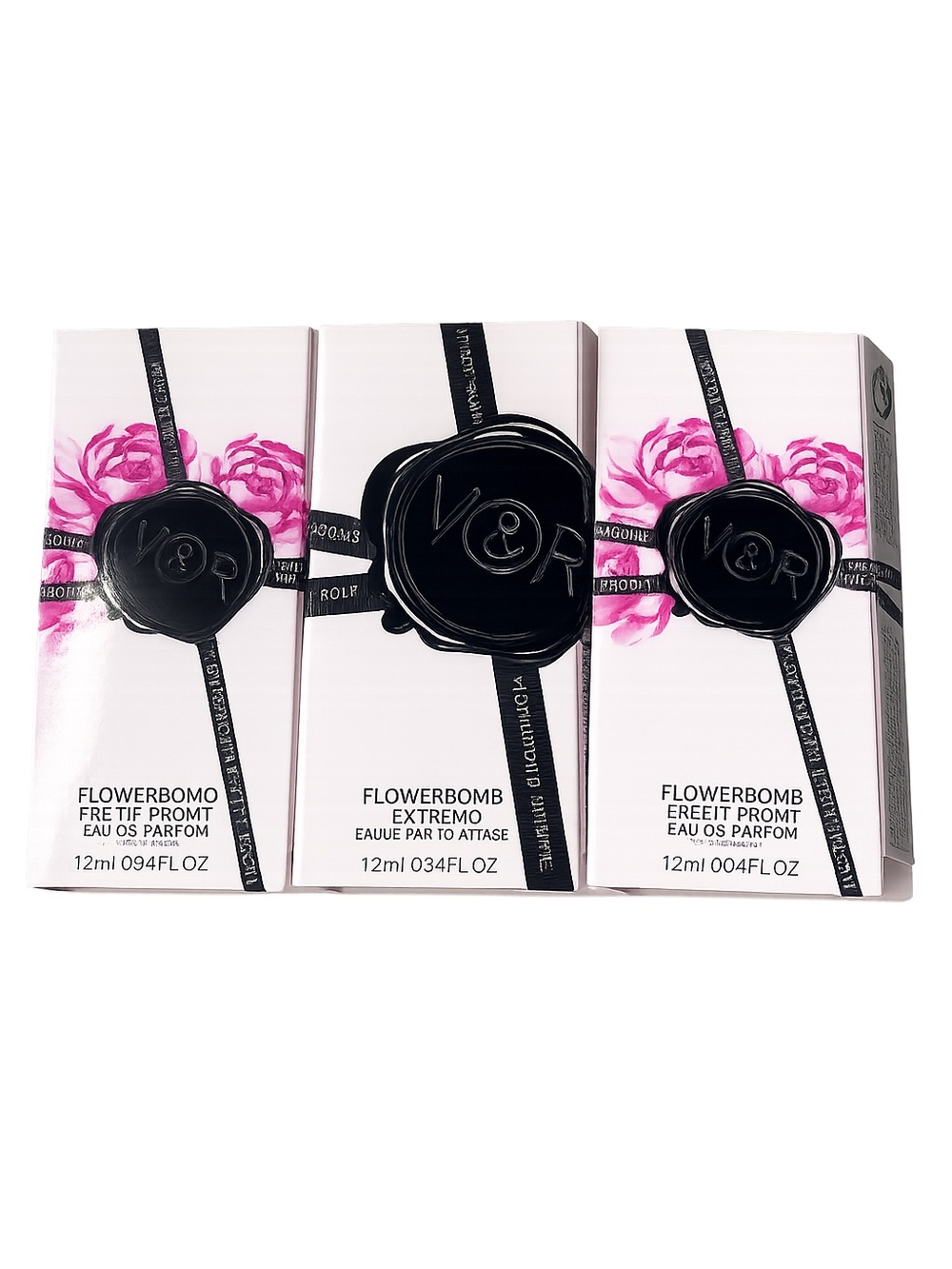 Viktor & Rolf Flowerbomb Trio Perfume Sample Bundle-NEW